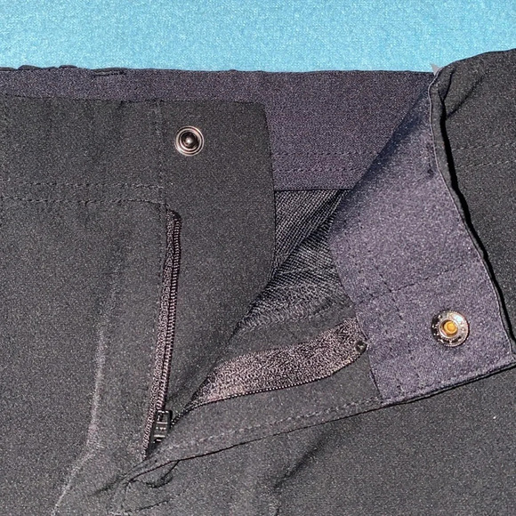 OLD NAVY cargo active stretchtech water resistant snap zipper black size 8 - Picture 4 of 12